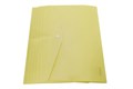 Папка-конверт с кнопкой, "Консул" А4, до 100 листов, желтая, 0,15 мм К0089