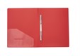 Папка с металлическим скоросшивателем и внутренним карманом Консул, до 100 л., 0,7 мм, красная К0257