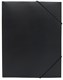 Папка на резинке Консул 0,5 мм, черная К0319