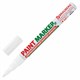 Маркер-краска лаковый (paint marker) 2 мм, БЕЛЫЙ, БЕЗ КСИЛОЛА (без запаха), алюминий, BRAUBERG PROFESSIONAL, 150869 150869 - фото 270047