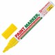 Маркер-краска лаковый (paint marker) 4 мм, ЖЕЛТЫЙ, БЕЗ КСИЛОЛА (без запаха), алюминий, BRAUBERG PROFESSIONAL, 150872 150872 - фото 270049