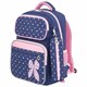 Рюкзак ЮНЛАНДИЯ COMPLETE с пеналом в комплекте, эрго-спинка, "Pink bow", 42х29х14 см, 229972 229972 - фото 273004