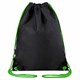 Мешок для обуви BRAUBERG плотный, карман на молнии, подкладка, 43х33 см, "Neon Green", 271625 271625 - фото 274494