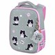 Ранец BRAUBERG LIGHT, 1 отделение, с брелоком, "Cat patches", плюшевые нашивки, 36х26х13 см, 272030 272030 - фото 274640