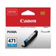 Картридж струйный CANON (CLI-471С) PIXMA MG5740/MG6840/MG7740, голубой, оригинальный, ресурс 311 стр., 0401C001 362262 - фото 276519