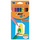 Карандаши цветные BIC "Tropicolors", 12 цветов, шестигранные, 83256610 180458 - фото 294520