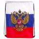 Сумка-мешок на завязках "Триколор РФ", с гербом РФ, 32х42 см, BRAUBERG/STAFF, 228328, RU37 228328 - фото 296556