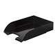 Лоток горизонтальный для бумаг BRAUBERG "Office style", 320х245х65 мм, черный, 237286 237286 - фото 297417