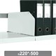 Разделитель к металлическому стеллажу, 500х220 мм, КОМПЛЕКТ 20 шт., К24199510503 291182 - фото 299298