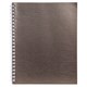Тетрадь бумвинил, А5, 96 л., гребень, офсет №1, клетка, КОРИЧНЕВАЯ Metallic, HATBER, 96Т5бвВ1гр 403491 - фото 302180