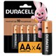 Батарейки КОМПЛЕКТ 4 шт., DURACELL Basic ОРИГИНАЛ, AA (LR6, 15А), алкалиновые, пальчиковые 450402 - фото 302626