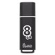Флеш-диск 8 GB, SMARTBUY Glossy, USB 2.0, черный, SB8GBGS-K 512177 - фото 303643