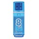 Флеш-диск 8 GB, SMARTBUY Glossy, USB 2.0, синий, SB8GBGS-B 512178 - фото 303644