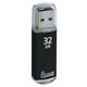 Флеш-диск 32 GB, SMARTBUY V-Cut, USB 2.0, металлический корпус, черный, SB32GBVC-K 512186 - фото 303650
