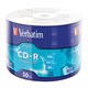 Диски CD-R VERBATIM DataLife, 700 Мб 52x Bulk (термоусадка без шпиля), КОМПЛЕКТ 50 шт., 43787 514004 - фото 303957