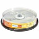 Диски CD-R PHILIPS, 700 Мб 52x Cake Box (упаковка на шпиле) КОМПЛЕКТ 10 шт, CR7D5SB10/97 514199 - фото 304044