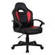Кресло компьютерное BRABIX "Spark GM-201", экокожа, черное/красное, 532503 532503 - фото 304548