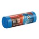 Мешки для мусора 160 л, синие, в рулоне 10 шт., ПВД, 21 мкм, 120х87 см, PACLAN Big&Strong 604075 - фото 305843