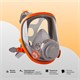 Маска полнолицевая Jeta Safety 5950, силикон, ударопрочный поликарбонат, защитная пленка, без фильтров, размер М, 5950-M 610899 - фото 307914