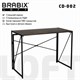 Стол на металлокаркасе BRABIX "LOFT CD-002", 1000х500х750 мм, складной, цвет морёный дуб, 641212 641212 - фото 308735