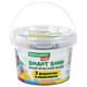 Песок для лепки кинетический BRAUBERG KIDS, желтый, 500 г, 2 формочки, ведерко, 665091 665091 - фото 309066