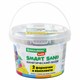 Песок для лепки кинетический BRAUBERG KIDS, изумрудный, 500 г, 2 формочки, ведерко, 665092 665092 - фото 309067
