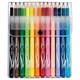 Набор для творчества MAPED "Color'Peps Kit": 12 фломастеров, 15 цветных карандашей, футляр, 897412 666328 - фото 309144