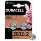 Батарейки КОМПЛЕКТ 2 шт., DURACELL Lithium ОРИГИНАЛ, CR2032, литиевые, блистер 454659 - фото 321982