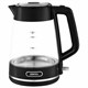 Чайник CENTEK CT-1014, 1,7 л, 2200 Вт, закрытый нагревательный элемент, стекло, черный, CT-1014 Black 457623 - фото 322694