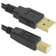 Кабель USB 2.0 AM-BM, 3 м, DEFENDER, 2 фильтра, для подключения принтеров, МФУ и периферии, 87431 511115 - фото 322790