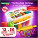 Пластилин-тесто для лепки BRAUBERG KIDS, 12 цветов., 600 г, 6 формочек, 1 скалка, ведерко, 106721 106721 - фото 323075