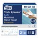 Полотенца бумажные 110 штук, TORK (Система H2) Premium, КОМПЛЕКТ 21 штука, 2-слойные, белые, 21х34, Interfold, 100288 124550 - фото 324389