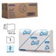 Полотенца бумажные 110 шт., KIMBERLY-CLARK Scott, комплект 16 шт., Slimfold, белые, 29,5х19 см, М-fold, диспенсер 601535, 5856 126121 - фото 324449