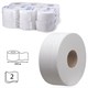Бумага туалетная 200 м, KIMBERLY-CLARK Scott, КОМПЛЕКТ 12 шт., Performance Jumbo, 2-х слойная, белая, диспенсер 601544, 8512 126127 - фото 324452