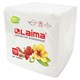 Салфетки бумажные 100 штук, 24х24 см, LAIMA, белые, 100% целлюлоза, 126907 126907 - фото 324515