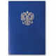 Книга учета 96 л., клетка, твердая, бумвинил, офсет, герб, А4 (200х290 мм), BRAUBERG, синяя, 130141 130141 - фото 324738