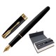 Ручка перьевая PARKER "Sonnet Core Matt Black GT", корпус черный матовый лак, позолоченные детали, черная, 1931516 142357 - фото 325065