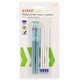 Ручки стираемые гелевые STAFF "College" EGP, НАБОР 2 штуки, СИНИЕ, + 4 сменных стержня, игольчатый узел 0,5 мм, линия письма 0,38 мм, 143668 143668 Ручки стираемые гелевые STAFF "College" EGP, НАБОР 2 штуки, СИНИЕ, + 4 сменных стержня, игольчатый узел 0,5 мм, линия письма 0,38 мм, 143668 143668
