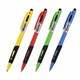 Ручка шариковая автоматическая с грипом STAFF "BP-16 Neon", СИНЯЯ, ассорти, линия письма 0,35 мм, 143750 143750 - фото 325416