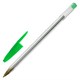 Ручка шариковая STAFF "Basic Budget BP-04", ЗЕЛЕНАЯ, линия письма 0,5 мм, с штрихкодом, 143871 143871 - фото 325487