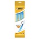 Ручки шариковые BIC "Round Stic", НАБОР 3 шт., СИНИЕ, узел 1 мм, линия письма 0,32 мм, пакет, 9021522 143984 - фото 325566