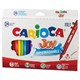 Фломастеры CARIOCA (Италия) "Joy", 24 цвета, суперсмываемые, вентилируемый колпачок, картонная коробка, 40615 150108 - фото 325709
