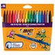 Фломастеры BIC "VISA", 18 цветов, суперсмываемые, вентилируемый колпачок, европодвес, 888681 150358 - фото 325721
