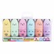 Набор текстовыделителей мини 6 ЦВЕТОВ BRAUBERG KIDS "CUTE CATS PASTEL", линия 1-5 мм, 152436 152436 - фото 326159