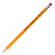 Карандаш чернографитный STAFF EVERYDAY BLP-724, 1 шт., НВ, с ластиком, корпус желтый, 181724 181724 - фото 326534