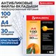 Папки-файлы перфорированные, А4, BRAUBERG STANDARD, комплект 100 шт., матовые, 30 мкм, 221991 221991 - фото 327799