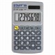 Калькулятор карманный металлический STAFF STF-1008 (103х62 мм), 8 разрядов, двойное питание, 250115 250115 - фото 329736