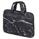 Сумка портфель BRAUBERG STYLE с отделением для ноутбука 13-14", 3 кармана, "Marble", черная, 26х36х3 см, 270835 270835