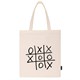 Сумка шоппер BRAUBERG PREMIUM, канвас, 40х35 см, на кнопке, карман, бежевый, "Tic-tac-toe", 271902 271902 - фото 330300