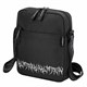 Сумка на плечо HEIKKI COMPACT (ХЕЙКИ) с карманом, черная с принтом, 23х17х5 см, 272629 272629 - фото 330647